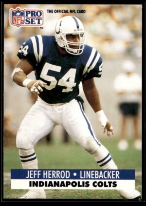 1991 Pro Set Indianapolis Colts #178 Jeff Herrod