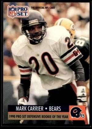 _10 1991 Pro Set Chicago Bears #1A Mark Carrier