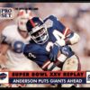 1991 Pro Set Anderson puts giants ahead #51 Super Bowl