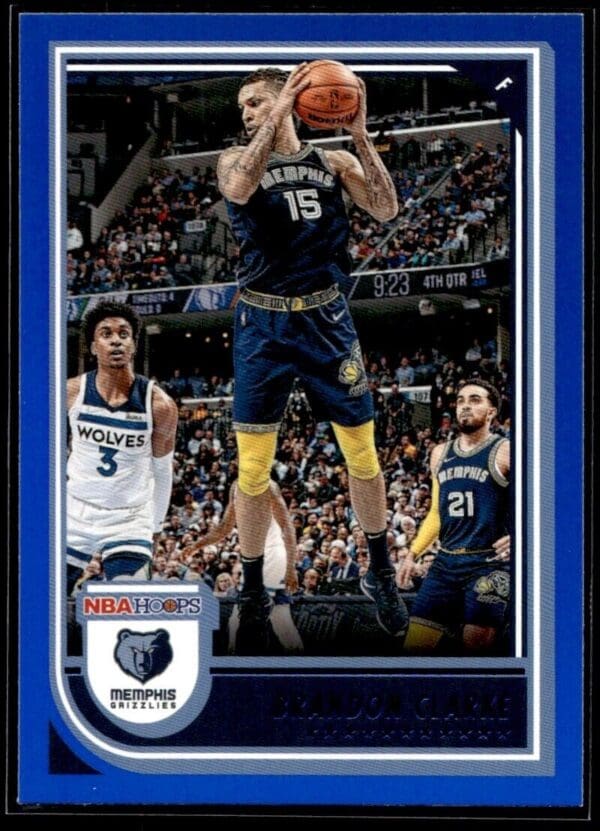 2022 NBA Hoops Memphis Grizzlies #139 Brandon Clarke Blue