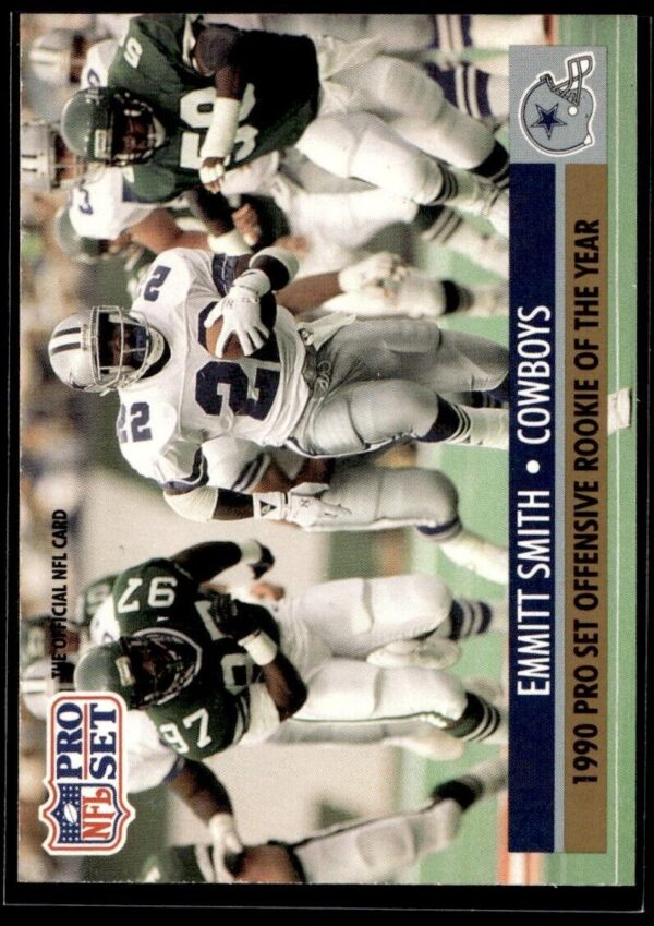 1991 Pro Set Dallas Cowboys #1B Emmitt Smith