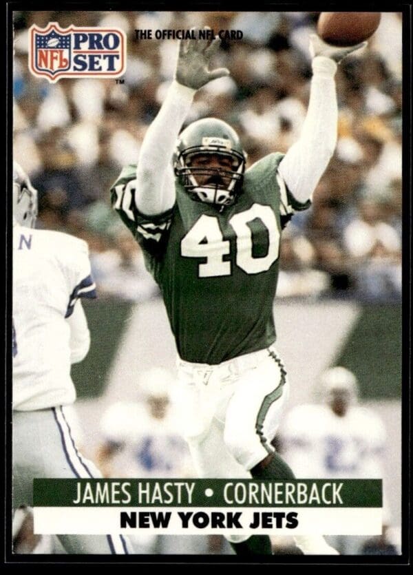 1991 Pro Set New York Jets #246 James Hasty