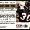 1991 Pro Set Nebraska Cornhuskers/Atlanta Falcons #43 Mike Rozier