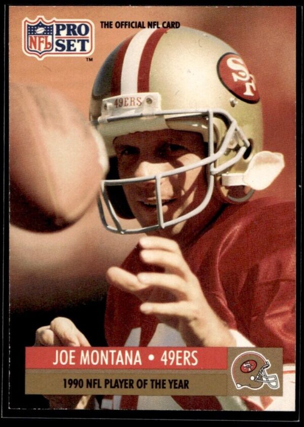 1991 Pro Set San Francisco 49ers #3 Joe Montana