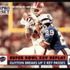 1991 Pro Set Guyton Break Up 2 Key Passes #48 Super Bowl