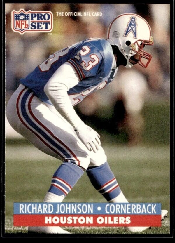 1991 Pro Set Houston Oilers #165 Richard Johnson