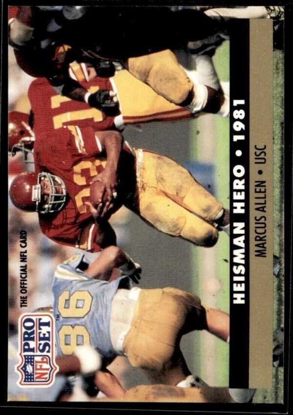 1991 Pro Set USC Trojans/Los Angeles Raiders #45 Marcus Allen