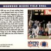 1991 Pro Set Norwood Misses Field Goal #54 Super Bowl