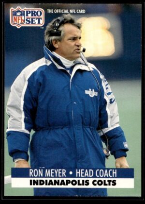 1991 Pro Set Indianapolis Colts #180 Ron Meyer
