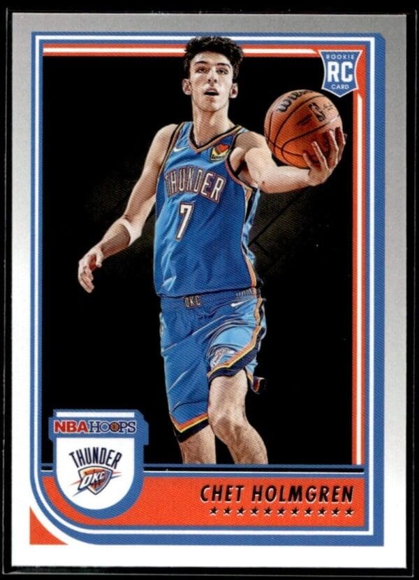 2022 Hoops Oklahoma City Thunder #232 Chet Holmgren RC Rookie
