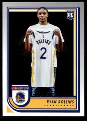 2022 Hoops Golden State Warriors #277 Ryan Rollins RC Rookie