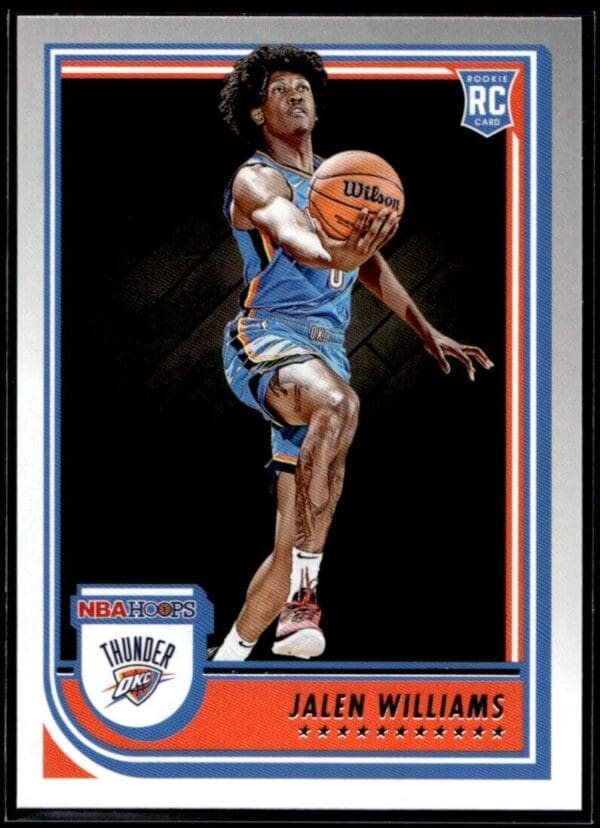 2022 Hoops Oklahoma City Thunder #242 Jalen Williams RC Rookie