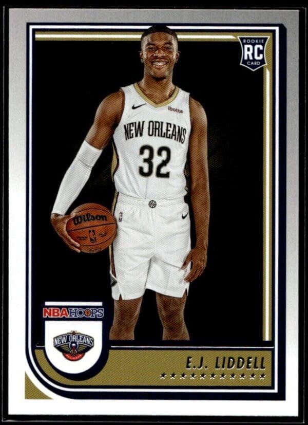 _10 2022 Hoops New Orleans Pelicans #266 E.J. Liddell RC Rookie