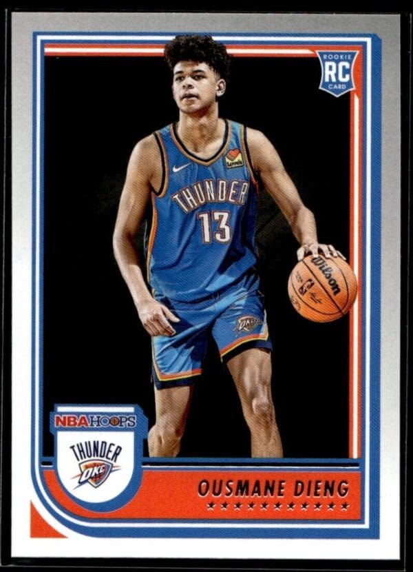 2022 Hoops Oklahoma City Thunder #241 Ousmane Dieng RC Rookie