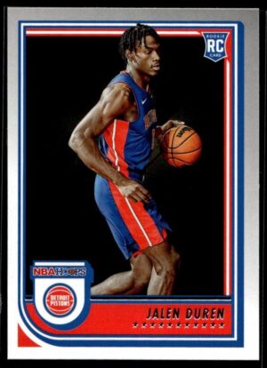 2022 Hoops Detroit Pistons #243 Jalen Duren RC Rookie