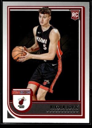 2022 Hoops Miami Heat #256 Nikola Jovic RC Rookie