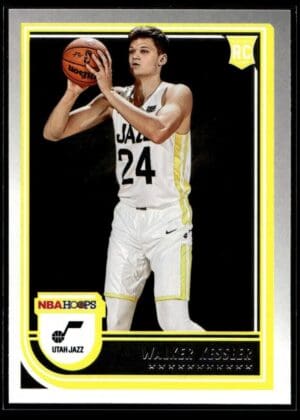 2022 Hoops Utah Jazz #252 Walker Kessler RC Rookie