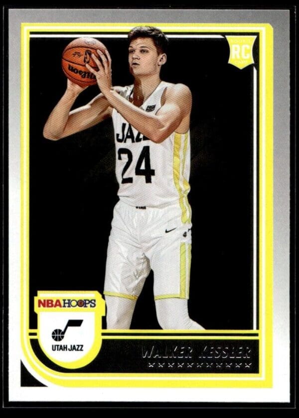 2022 Hoops Utah Jazz #252 Walker Kessler RC Rookie
