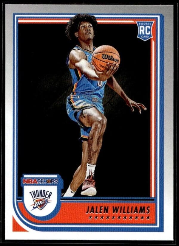 2022 Hoops Oklahoma City Thunder #242 Jalen Williams RC Rookie