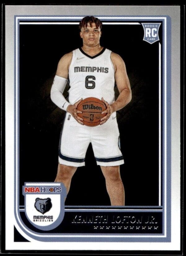 2022 Hoops Memphis Grizzlies #271 Kenneth Lofton Jr. RC Rookie