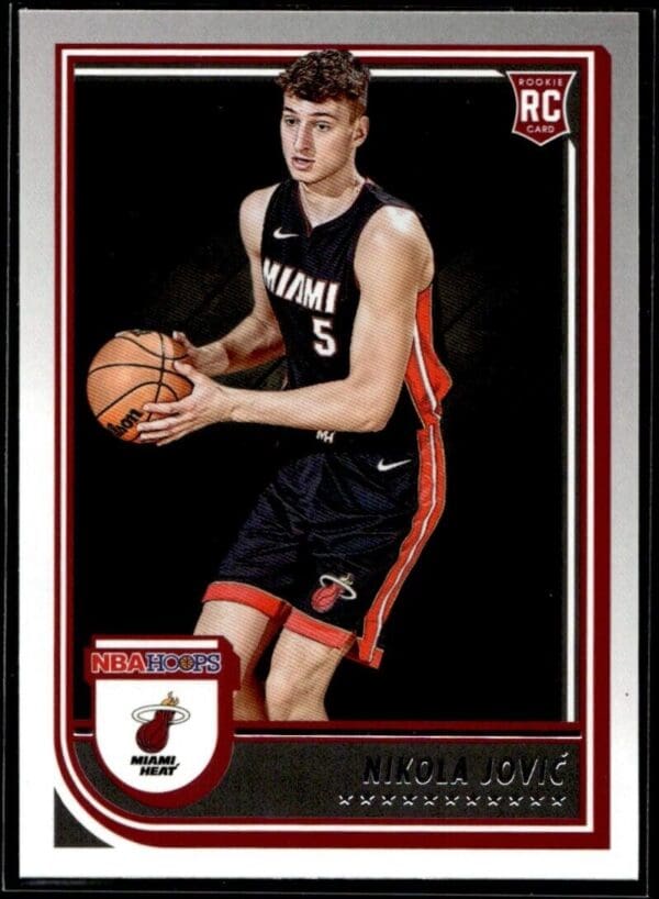 2022 Hoops Miami Heat #256 Nikola Jovic RC Rookie