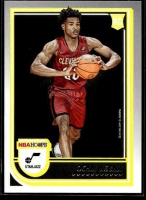 2022 Hoops Gallery Utah Jazz #244 Ochai Agbaji RC Rookie