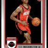 2022 Hoops Houston Rockets #258 TyTy Washington Jr. RC Rookie Autographed