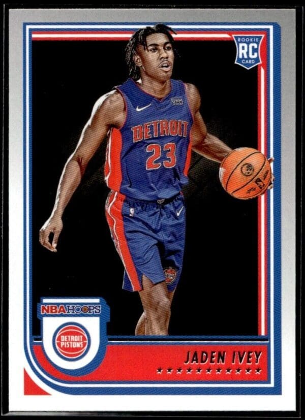 2022 Hoops Detroit Pistons #235 Jaden Ivey RC Rookie