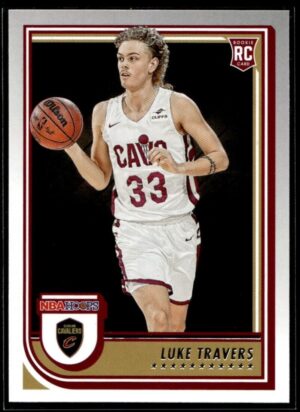 2022 Hoops Cleveland Cavaliers #272 Luke Travers RC Rookie