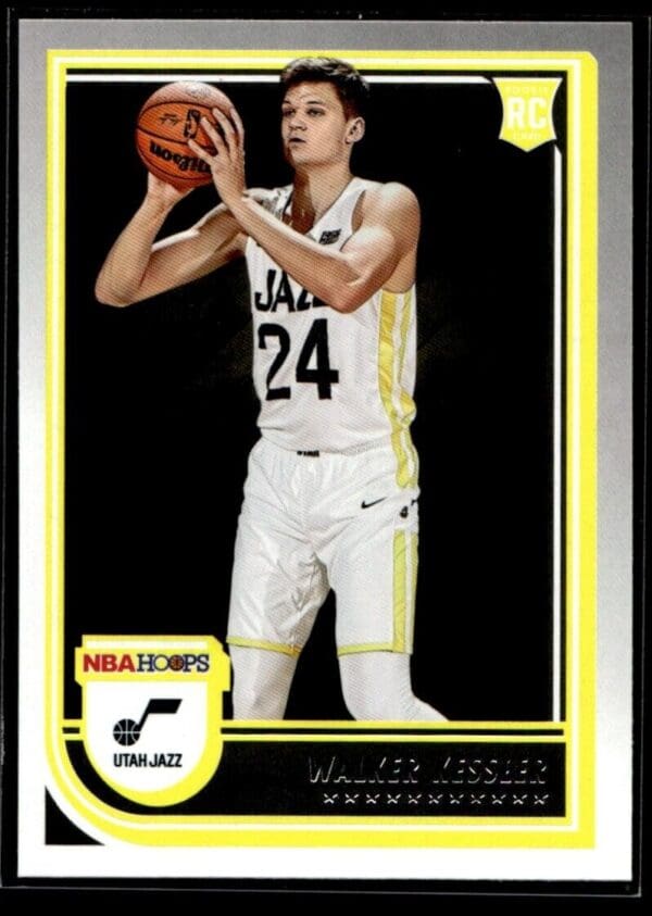 _10 2022 Hoops Utah Jazz #252 Walker Kessler RC Rookie