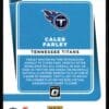 2021 Donruss Optic Caleb Farley Rookie Tennessee Titans #249 Silver Prizm