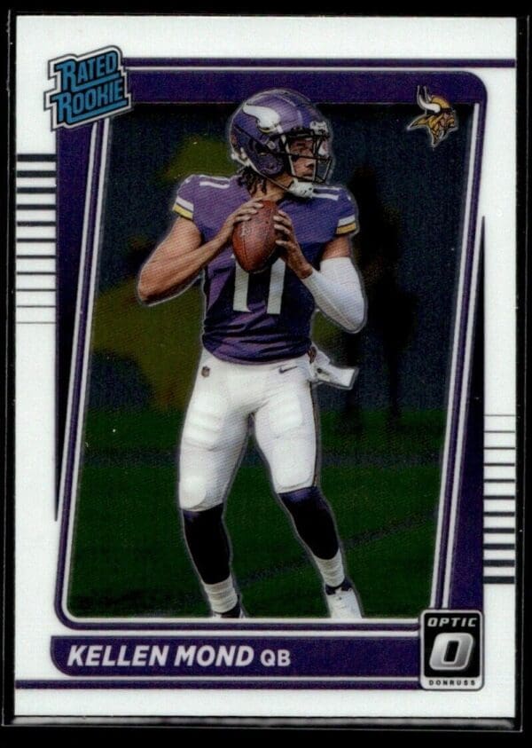 2021 Donruss Optic Kellen Mond Rookie Minnesota Vikings #221