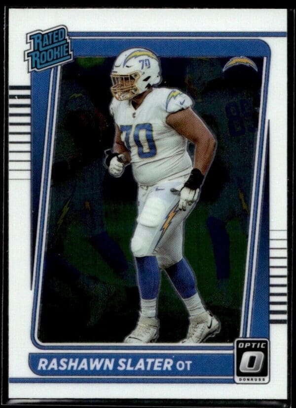 2021 Donruss Optic Rashawn Slater Rookie Los Angeles Chargers #263