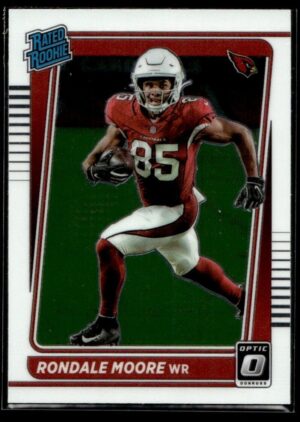 2021 Donruss Optic Rondale Moore Rookie Arizona Cardinals #217