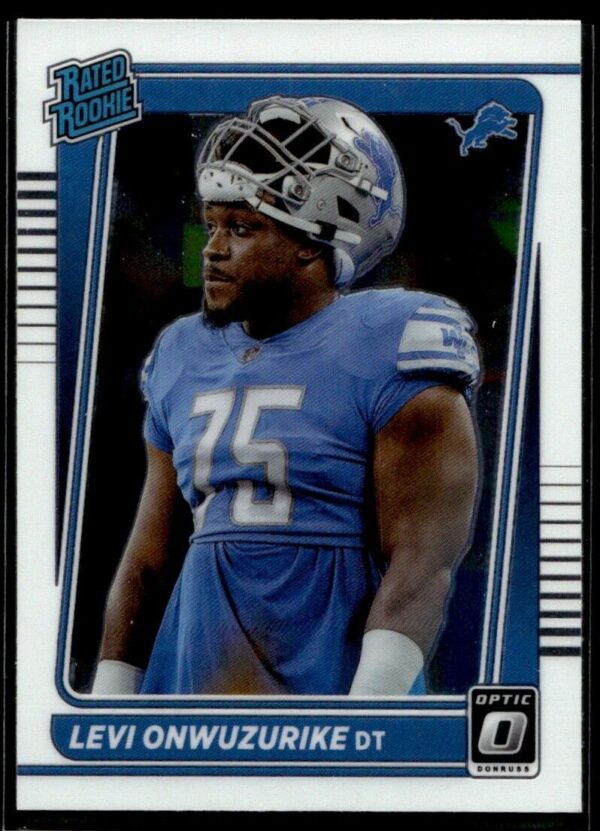 _10 2021 Donruss Optic Levi Onwuzurike Rookie Detroit Lions #270