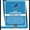 2021 Donruss Optic Levi Onwuzurike Rookie Detroit Lions #270