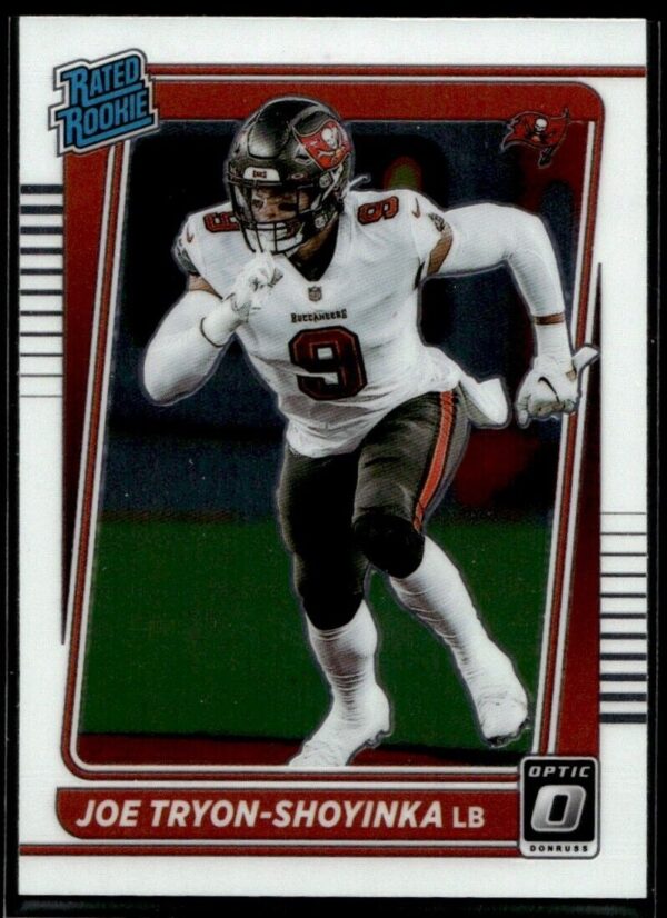 _10 2021 Donruss Optic Joe Tryon-Shoyinka Rookie Tampa Bay Buccaneers #255