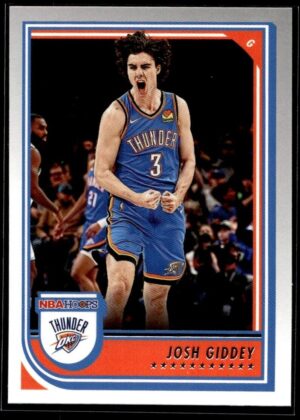 _10 2022 NBA Hoops Oklahoma City Thunder #203 Josh Giddey