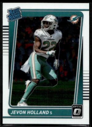 2021 Donruss Optic Jevon Holland Rookie Miami Dolphins #267