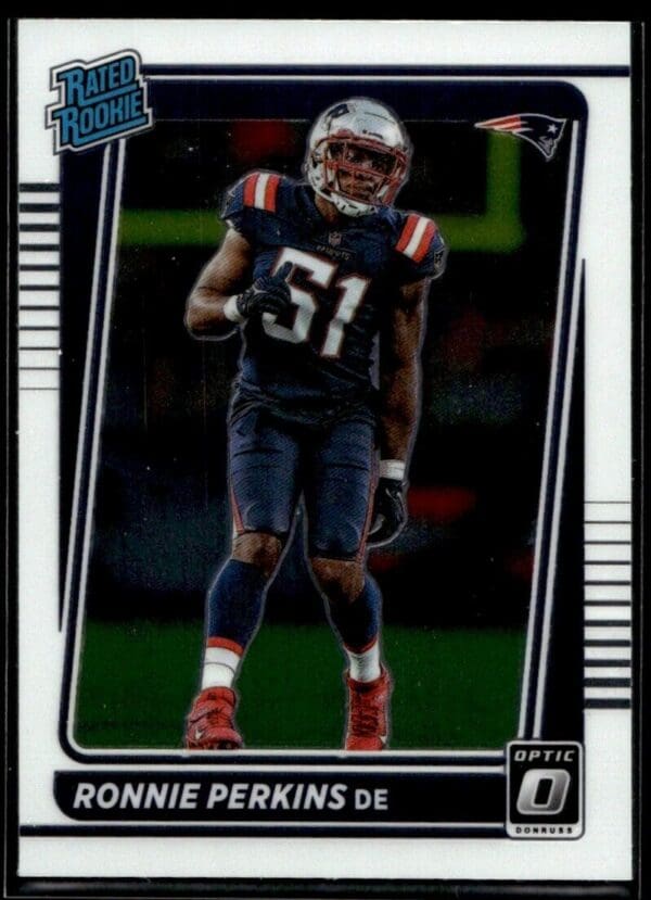 2021 Donruss Optic Ronnie Perkins Rookie New England Patriots #283