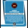 2021 Donruss Optic Jaret Patterson Rookie Washington Football Team #297