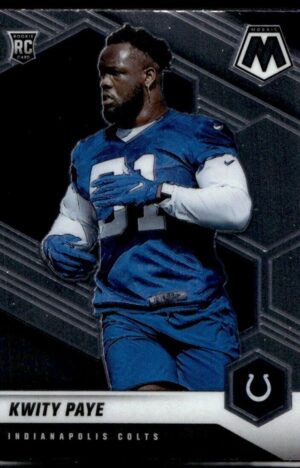 2021 Panini Mosaic Kwity Paye Rookie Indianapolis Colts #351