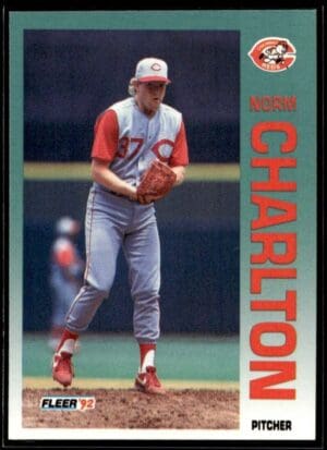 1992 Fleer Cincinnati Reds #402 Norm Charlton