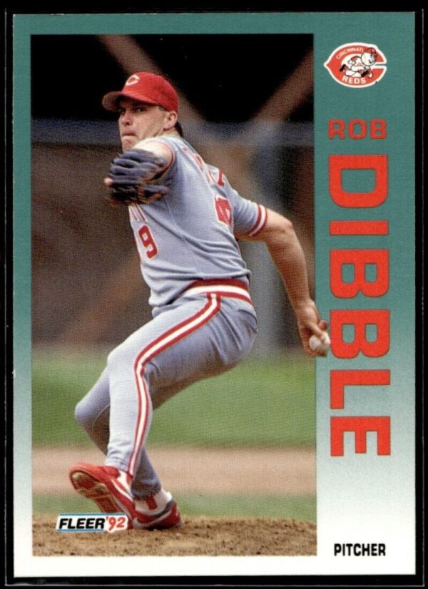 1992 Fleer Cincinnati Reds #404 Rob Dibble