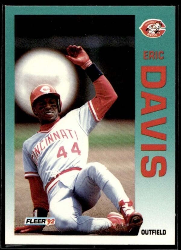 1992 Fleer Cincinnati Reds #403 Eric Davis