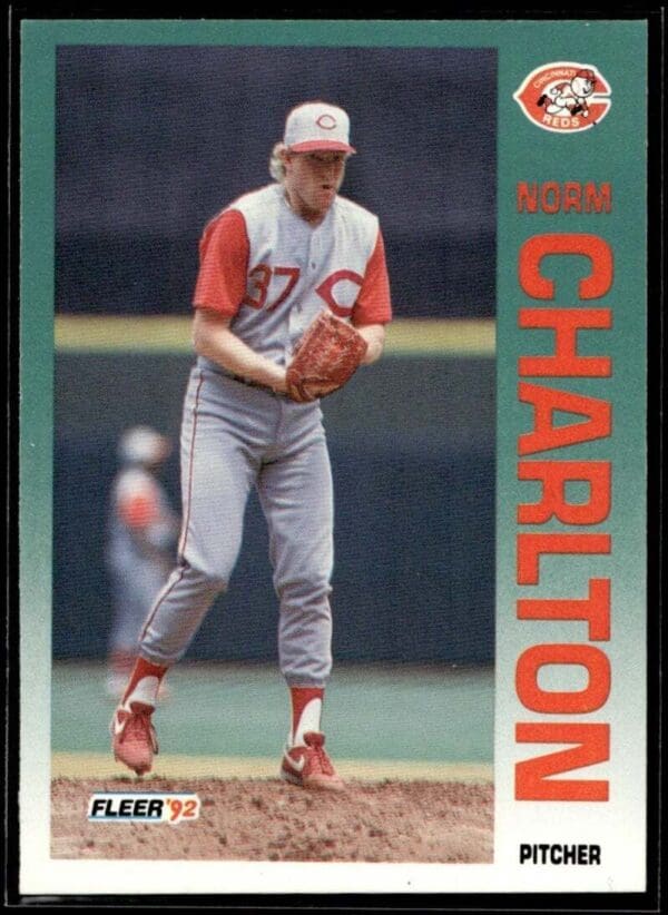 1992 Fleer Cincinnati Reds #402 Norm Charlton