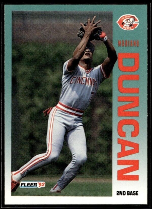 1992 Fleer Cincinnati Reds #406 Mariano Duncan
