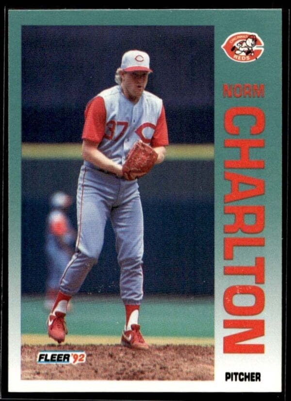 1992 Fleer Cincinnati Reds #402 Norm Charlton