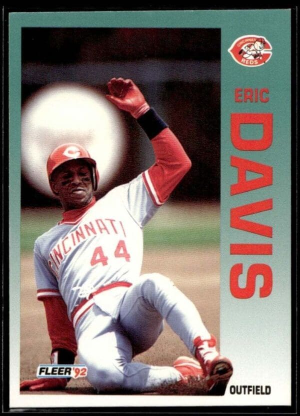 1992 Fleer Cincinnati Reds #403 Eric Davis