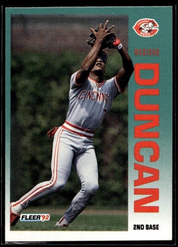 _10 1992 Fleer Cincinnati Reds #406 Mariano Duncan